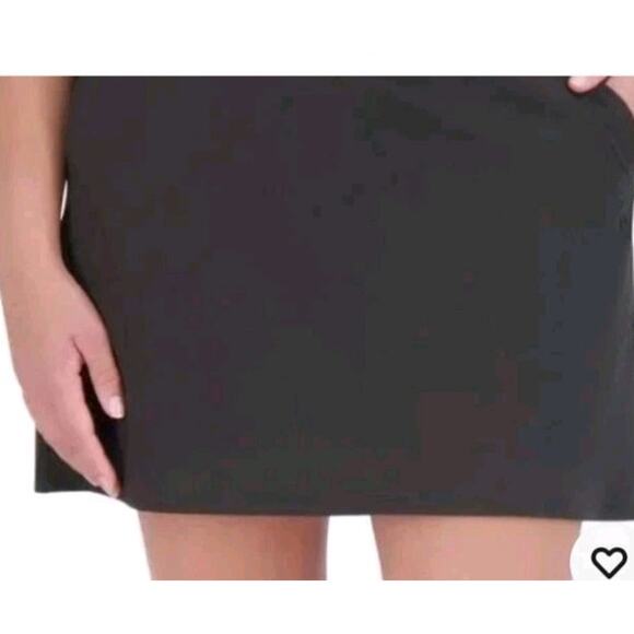 Soybu Womens Skort Black Skirt Inner-Shorts Pockets Elastic Waist Stretch XXL - Picture 1 of 3
